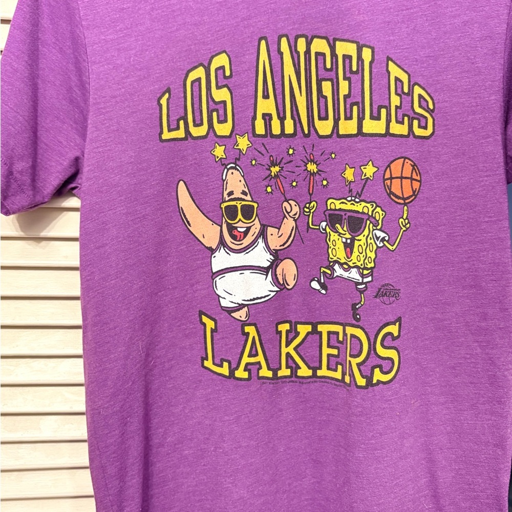 Purple Los Angeles Lakers Graphic T-Shirt